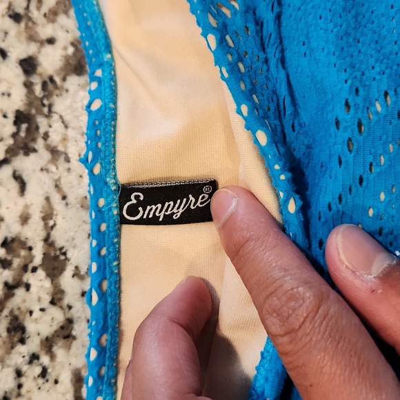 Empyre Blue Bikini Bottom Small Medium - Picture 2 of 4